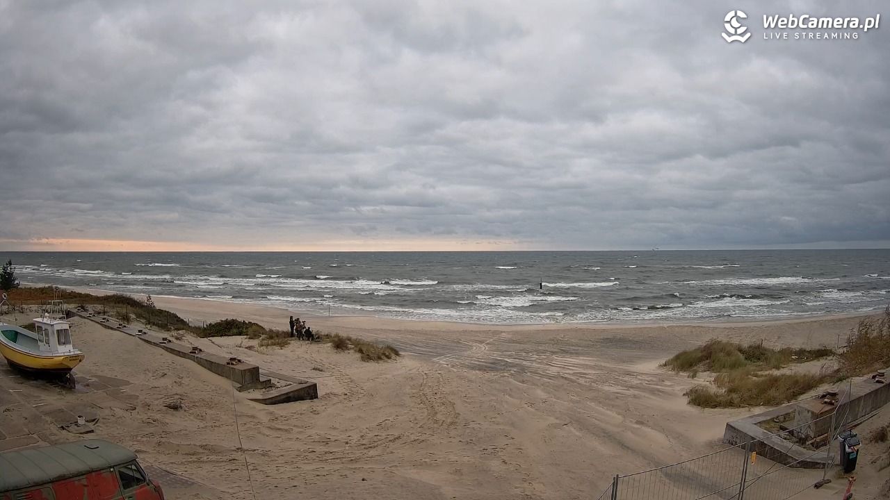 Krynica Morska - widok na plaże NOWOŚĆ - 11 październik 2025, 07:18