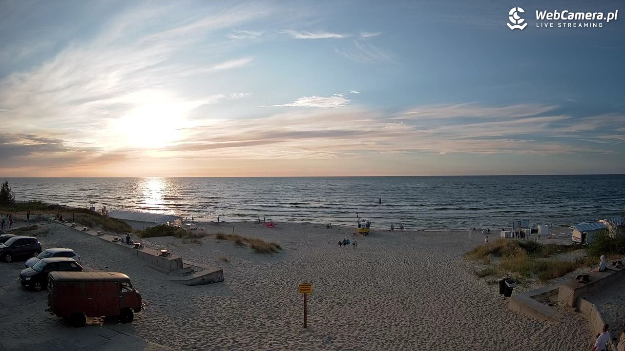 Krynica Morska - widok na plaże NOWOŚĆ - 30 czerwiec 2026, 20:12