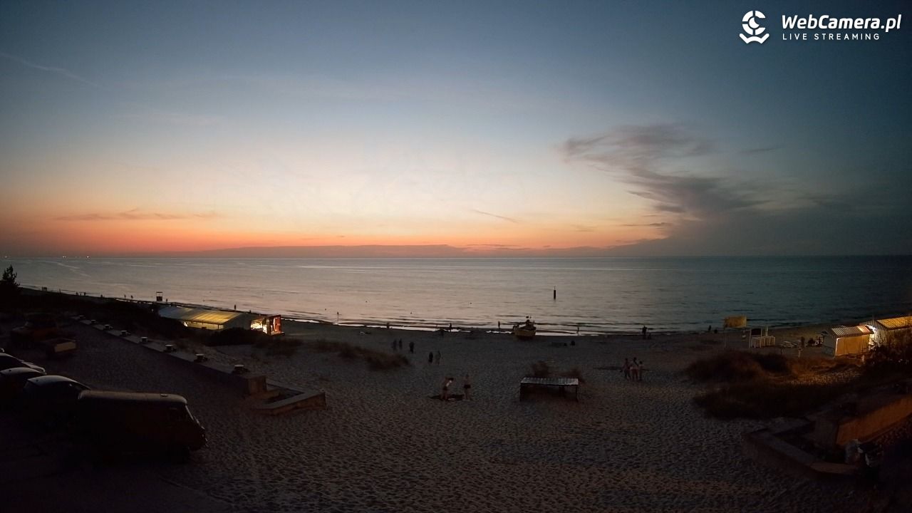 Krynica Morska - widok na plaże NOWOŚĆ - 14 sierpień 2025, 21:09