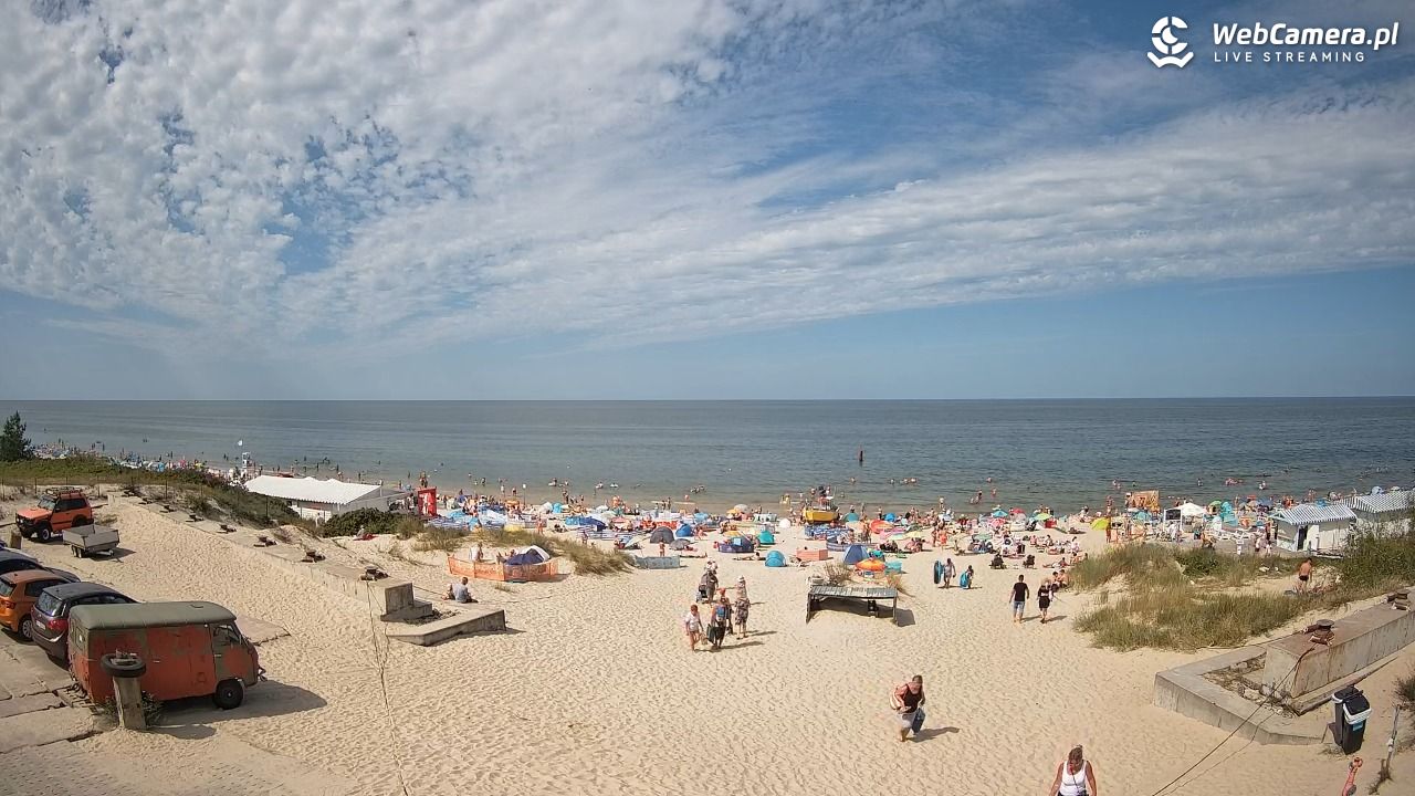 Krynica Morska - widok na plaże NOWOŚĆ - 13 sierpień 2025, 13:48