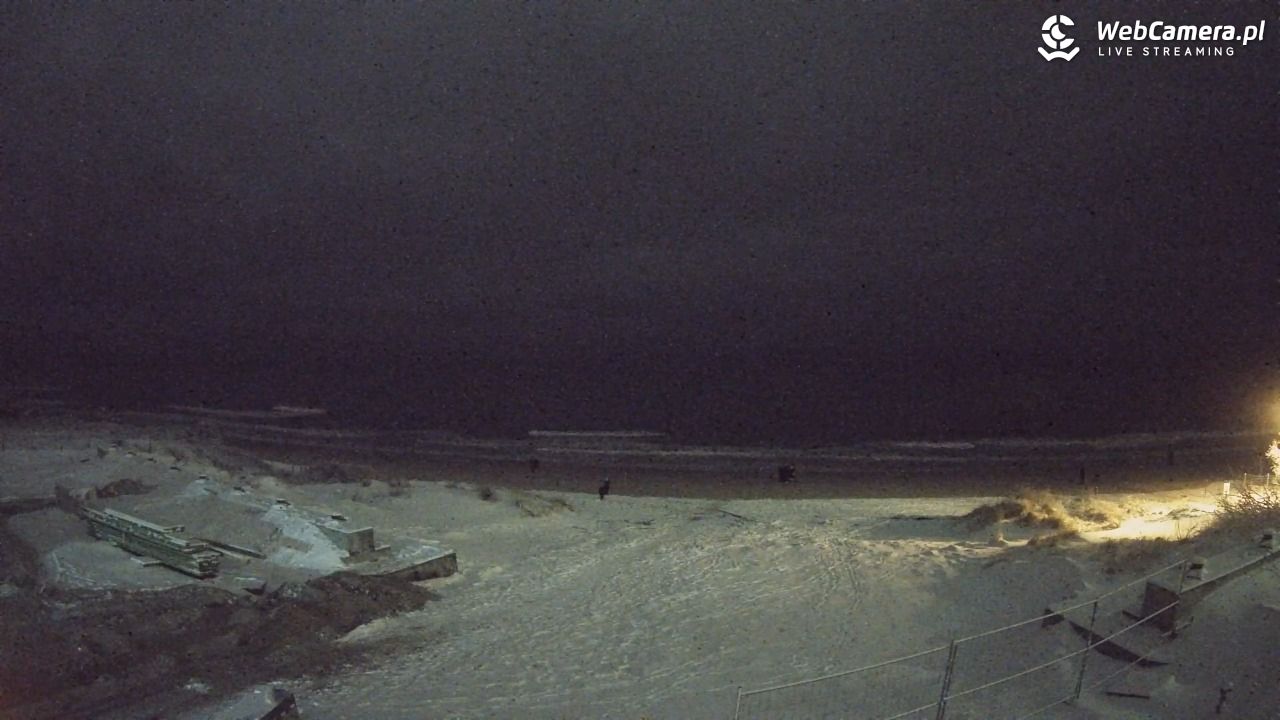Krynica Morska - widok na plaże NOWOŚĆ - 01 styczeń 2026, 00:17