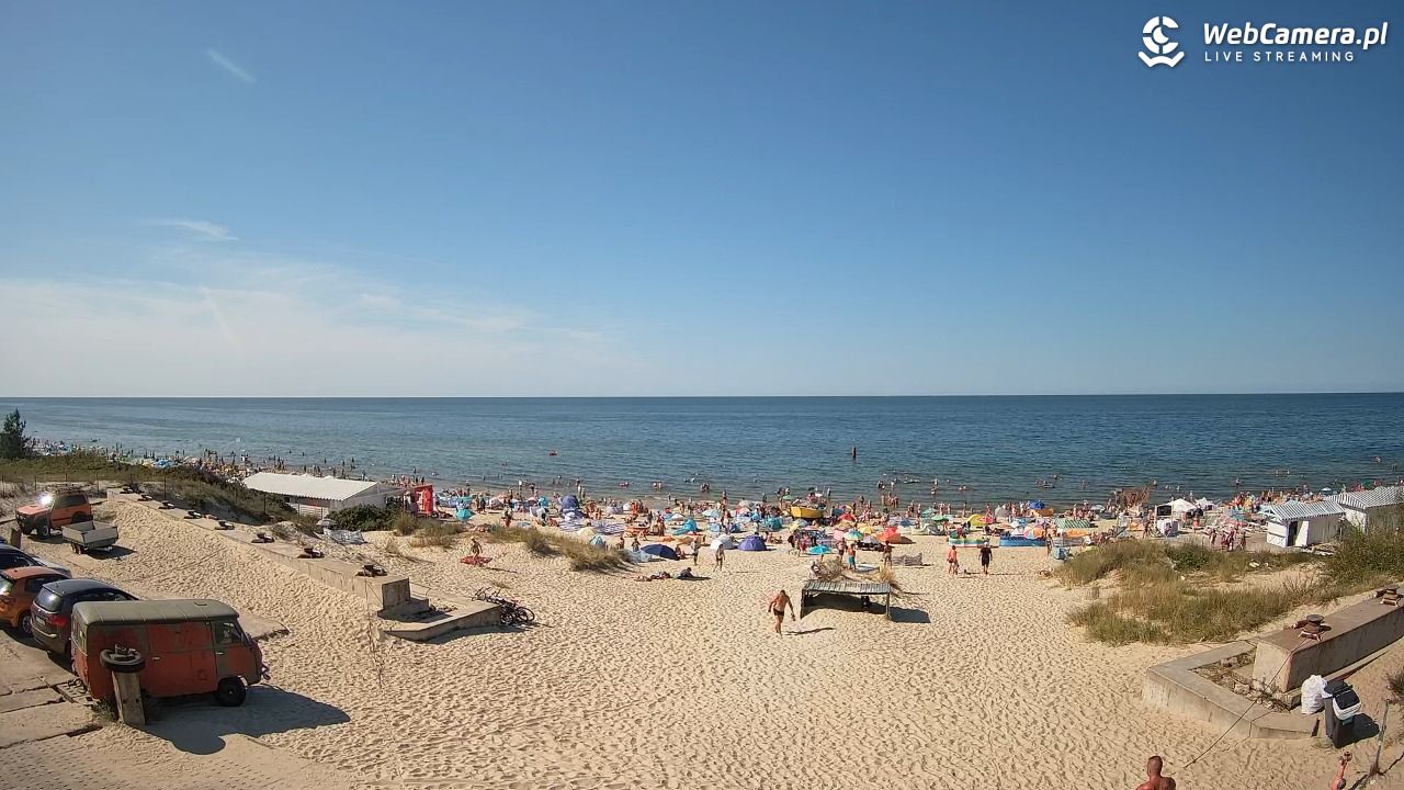Krynica Morska - widok na plaże NOWOŚĆ - 14 sierpień 2025, 15:34