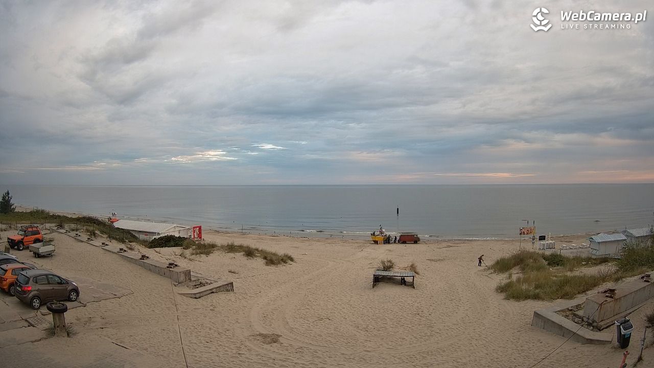 Krynica Morska - widok na plaże NOWOŚĆ - 13 sierpień 2025, 05:44