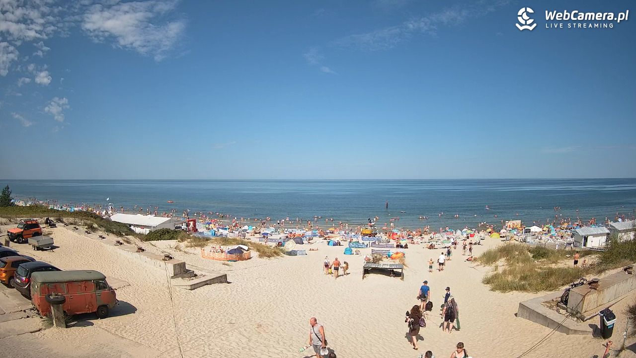 Krynica Morska - widok na plaże NOWOŚĆ - 13 sierpień 2025, 12:06