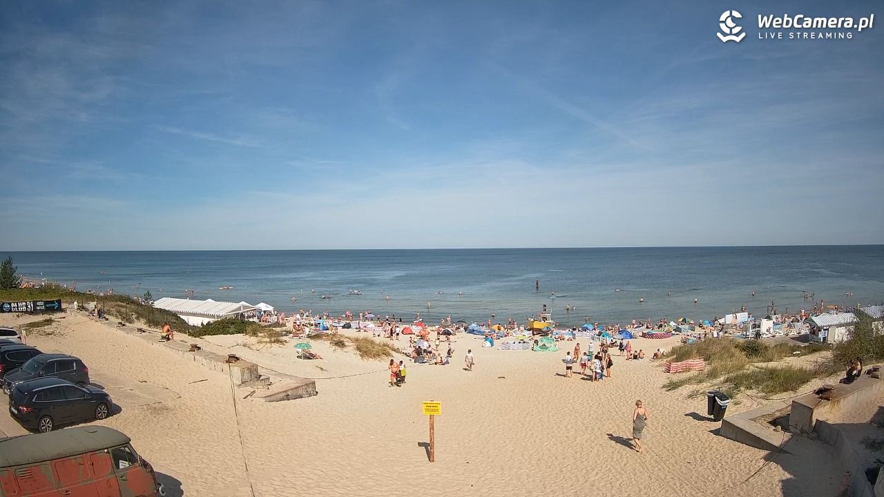 Krynica Morska - widok na plaże NOWOŚĆ - 15 sierpień 2026, 10:50