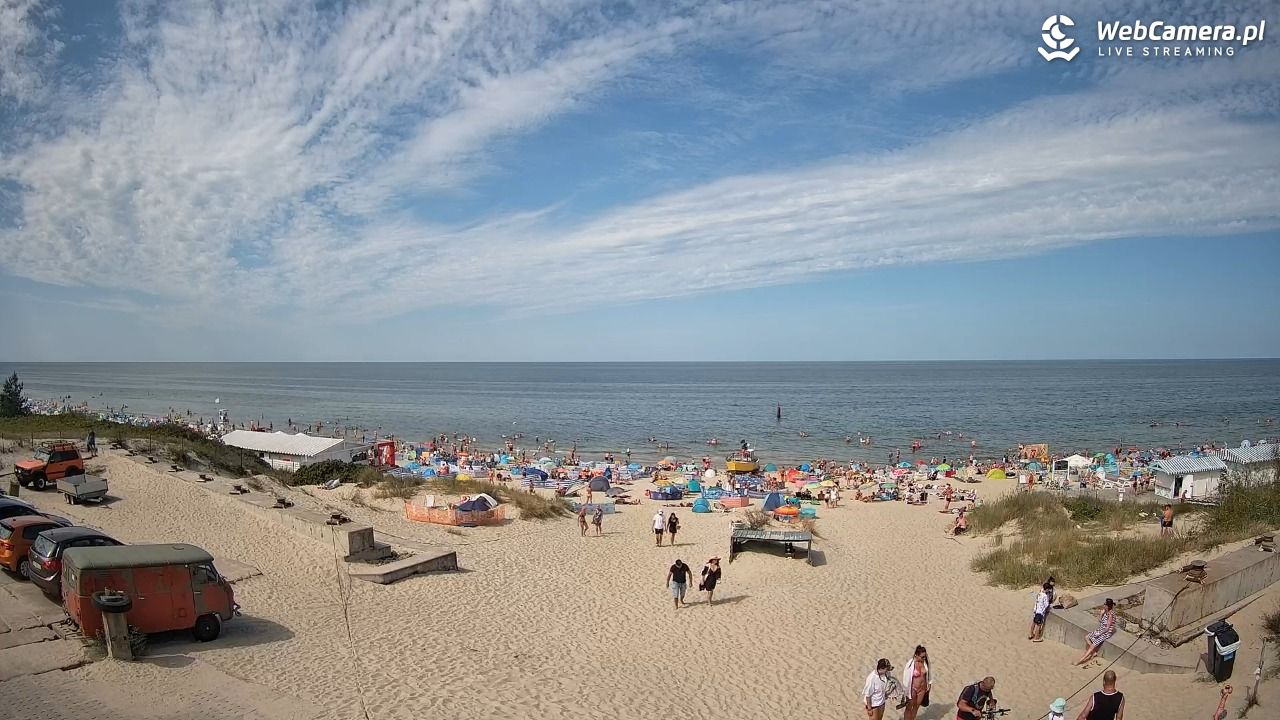 Krynica Morska - widok na plaże NOWOŚĆ - 13 sierpień 2025, 13:40