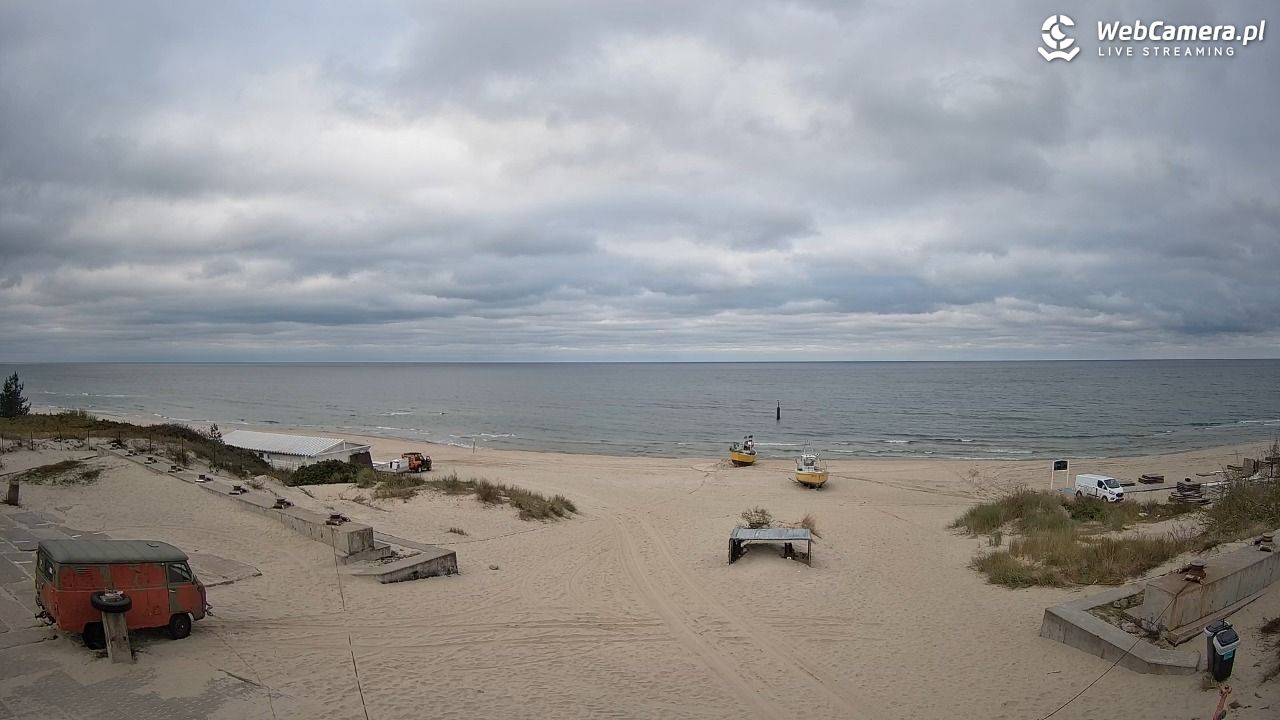 Krynica Morska - widok na plaże NOWOŚĆ - 30 wresień 2025, 10:50