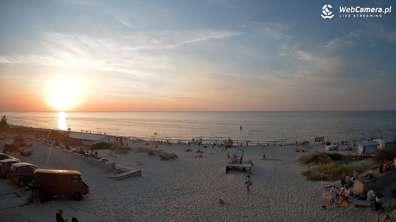 Krynica Morska - widok na plaże NOWOŚĆ - 14 sierpień 2025, 19:49