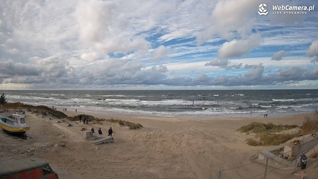 Krynica Morska - widok na plaże NOWOŚĆ - 12 październik 2025, 15:34