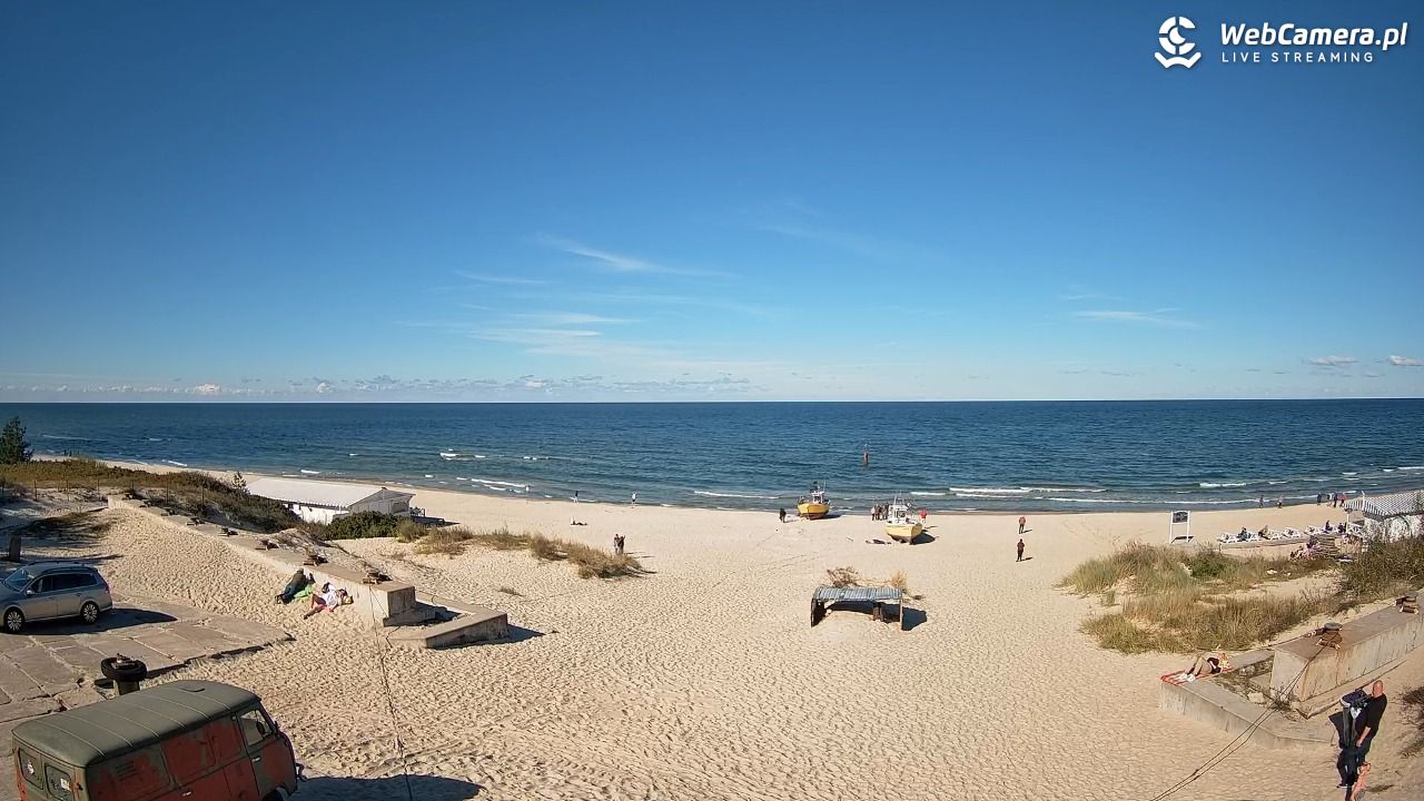 Krynica Morska - widok na plaże NOWOŚĆ - 28 wresień 2025, 13:06