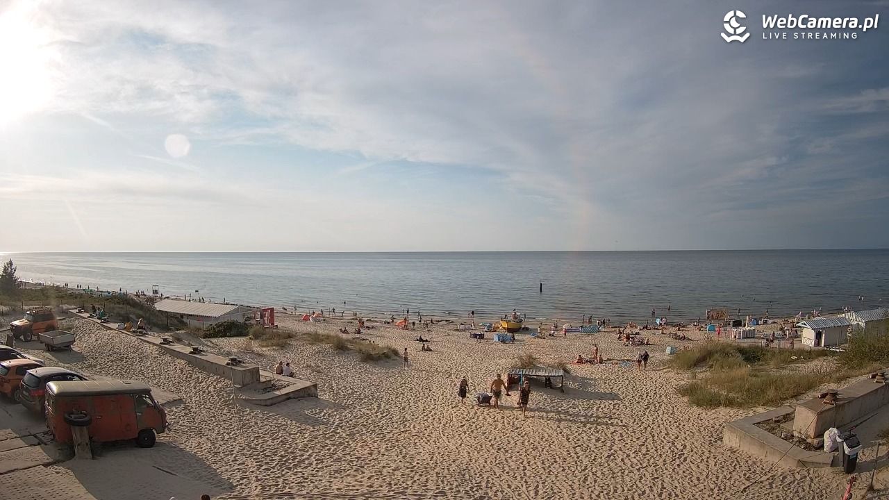 Krynica Morska - widok na plaże NOWOŚĆ - 14 sierpień 2025, 17:58