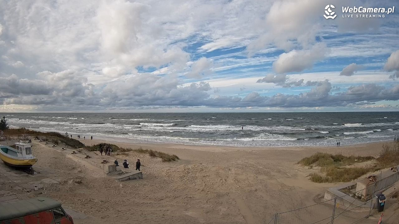 Krynica Morska - widok na plaże NOWOŚĆ - 12 październik 2025, 15:34