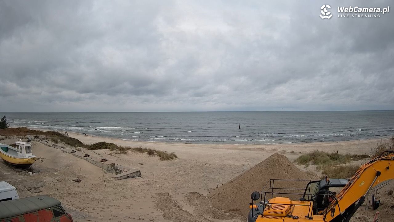 Krynica Morska - widok na plaże NOWOŚĆ - 16 październik 2025, 12:06