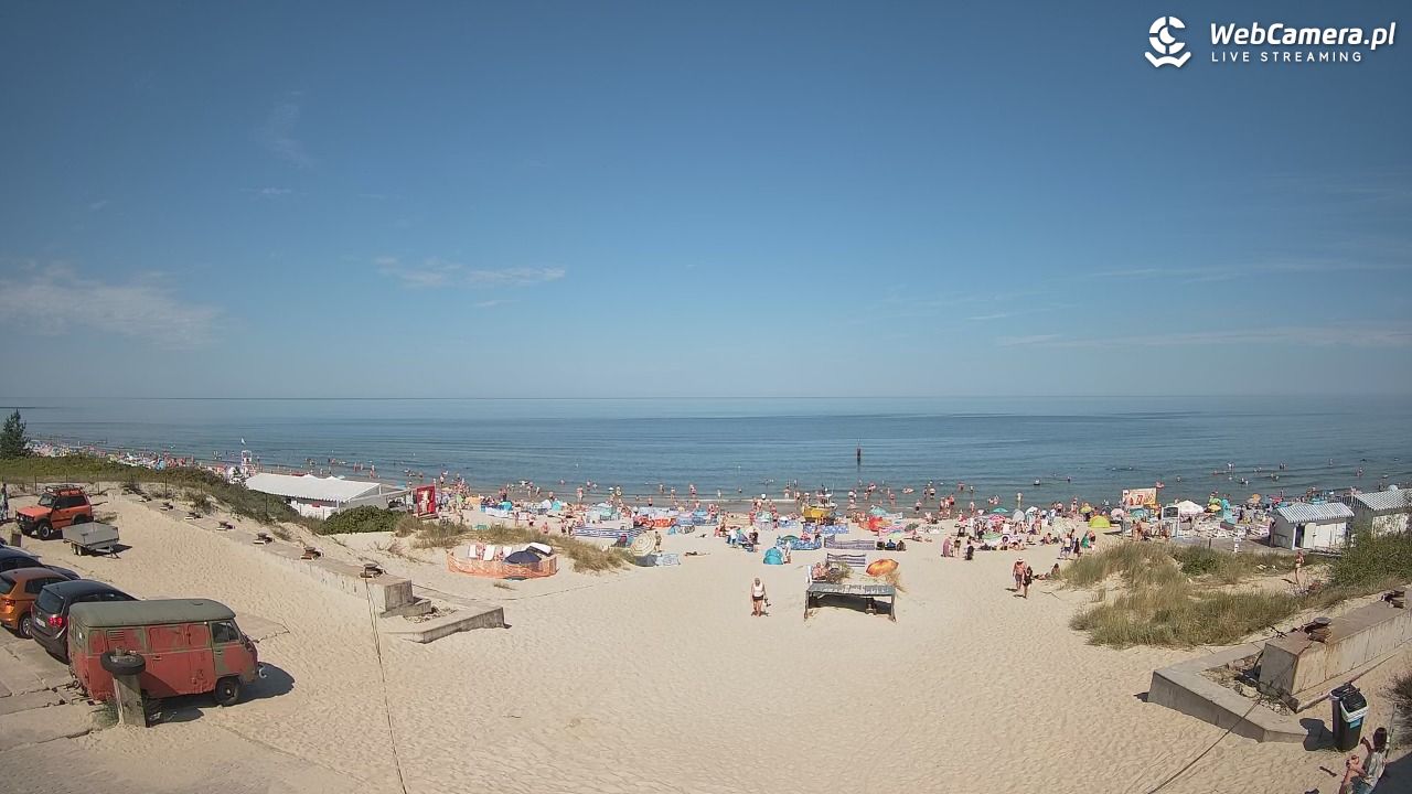 Krynica Morska - widok na plaże NOWOŚĆ - 13 sierpień 2025, 11:30