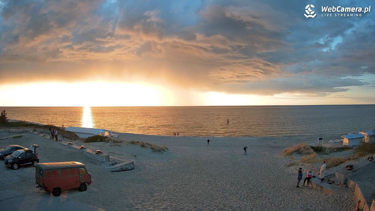 Krynica Morska - widok na plaże NOWOŚĆ - 14 maj 2026, 20:09