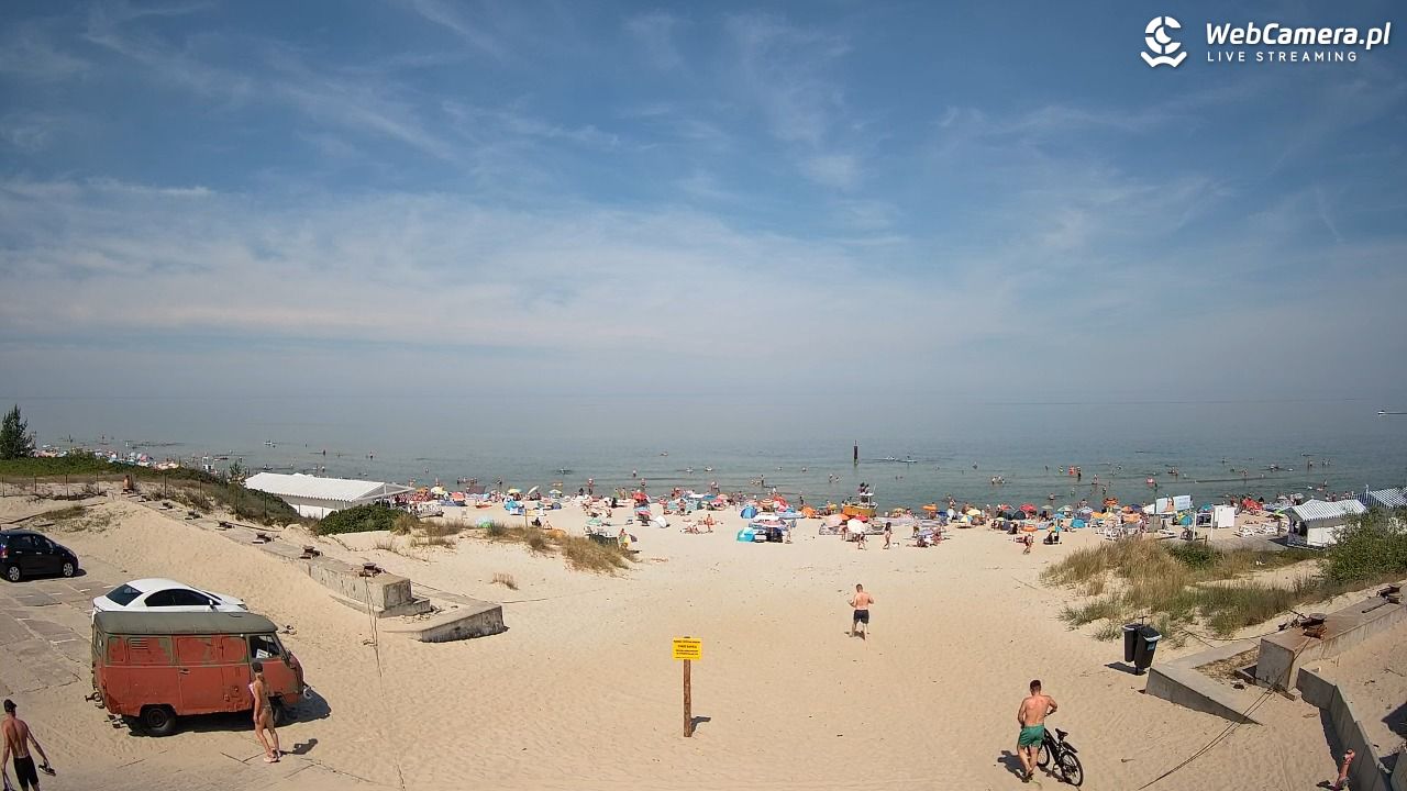 Krynica Morska - widok na plaże NOWOŚĆ - 28 czerwiec 2026, 11:44