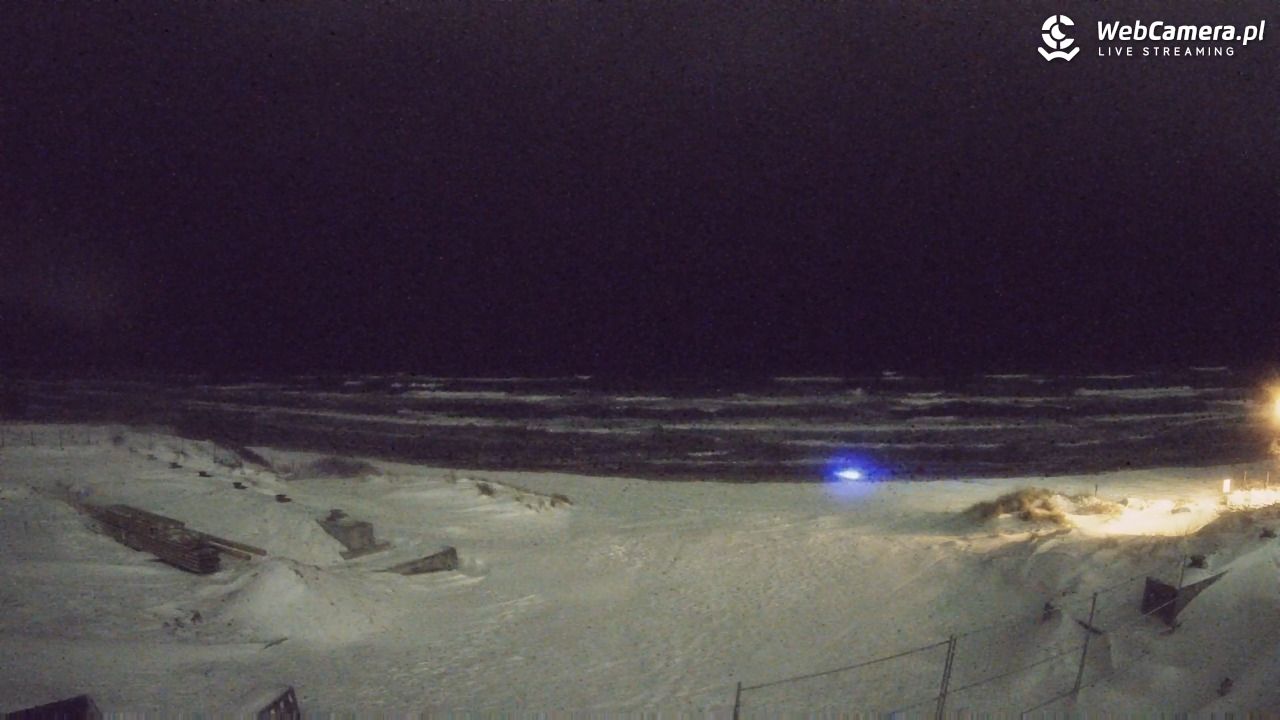 Krynica Morska - widok na plaże NOWOŚĆ - 13 luty 2026, 20:01