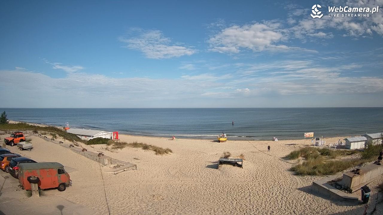 Krynica Morska - widok na plaże NOWOŚĆ - 13 sierpień 2025, 08:55