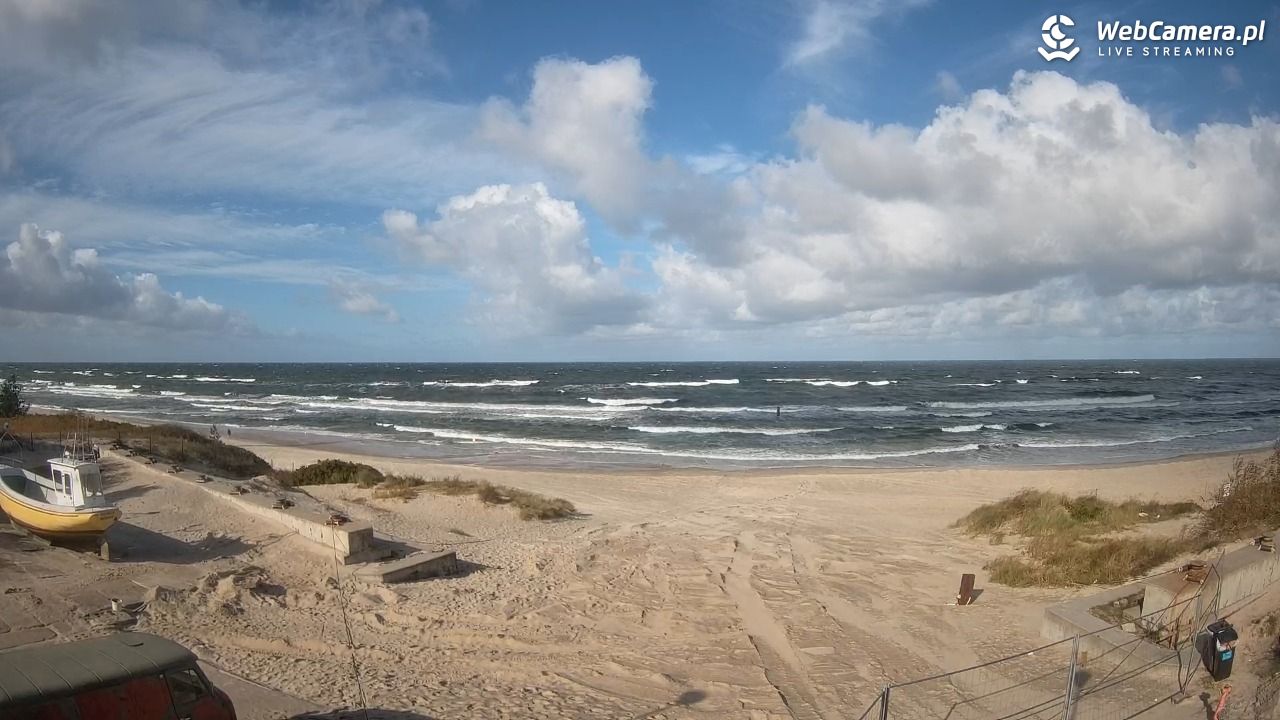 Krynica Morska - widok na plaże NOWOŚĆ - 10 październik 2025, 12:47
