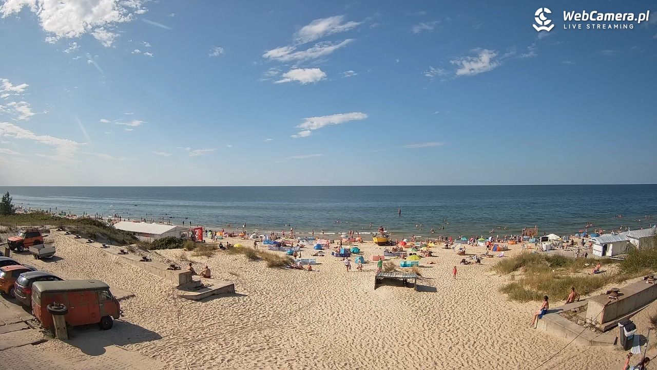 Krynica Morska - widok na plaże NOWOŚĆ - 13 sierpień 2025, 15:54