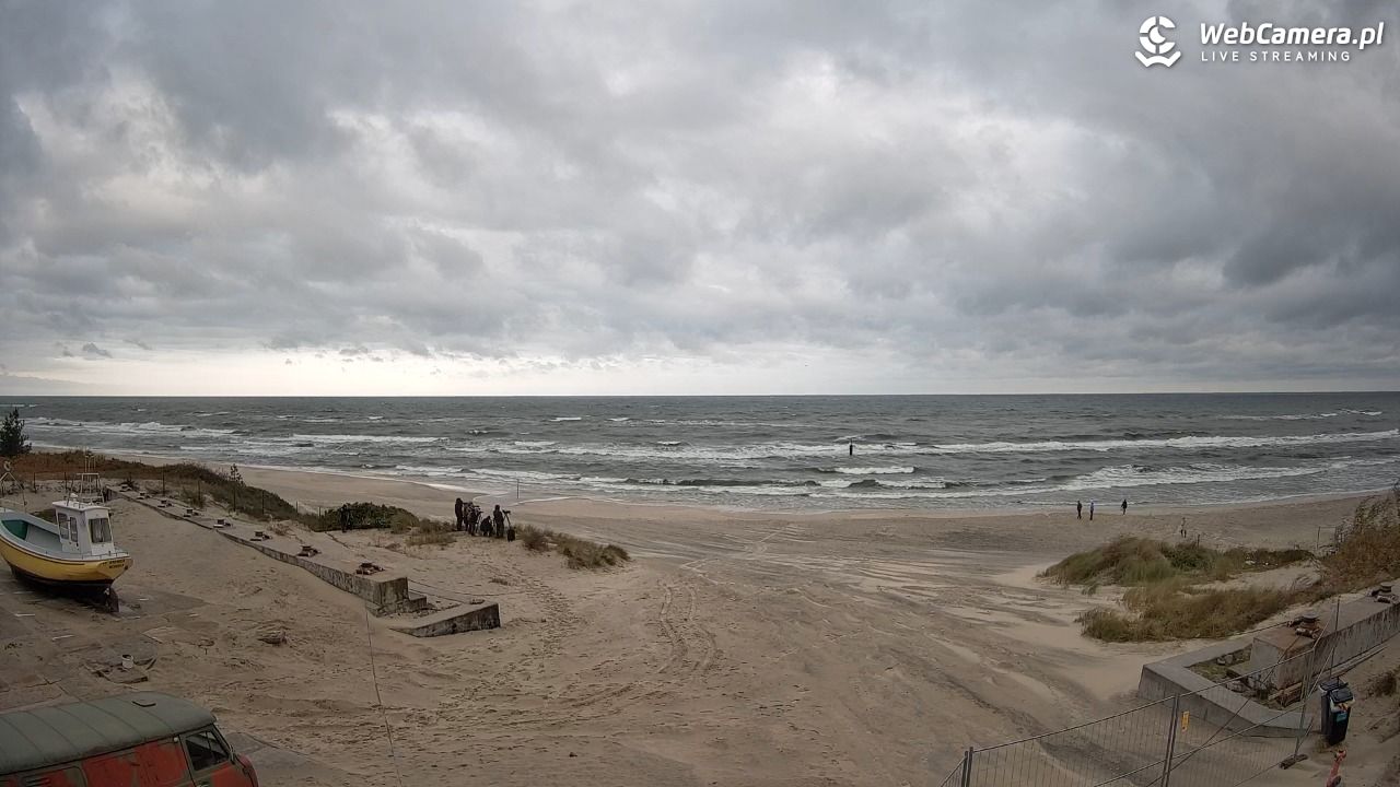 Krynica Morska - widok na plaże NOWOŚĆ - 11 październik 2025, 08:26