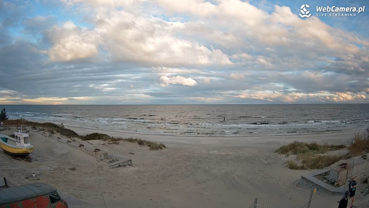 Krynica Morska - widok na plaże NOWOŚĆ - 15 październik 2025, 07:56