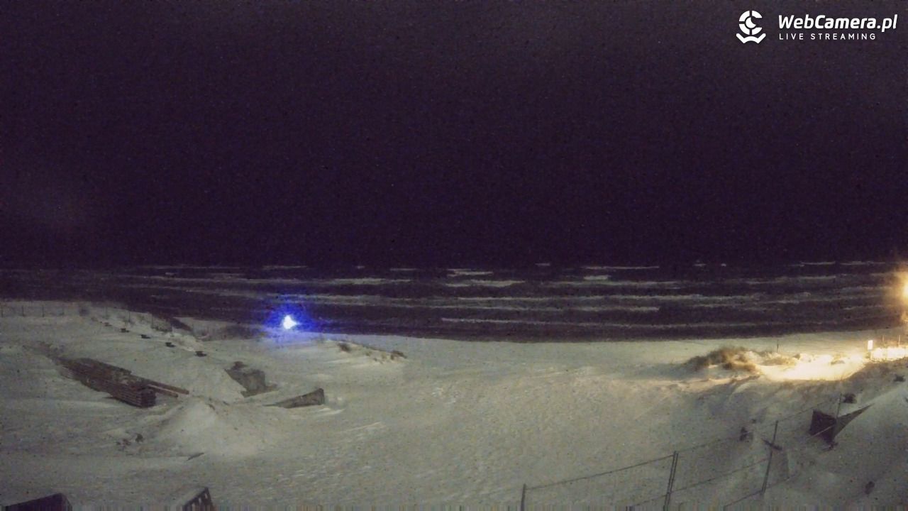 Krynica Morska - widok na plaże NOWOŚĆ - 13 luty 2026, 20:00