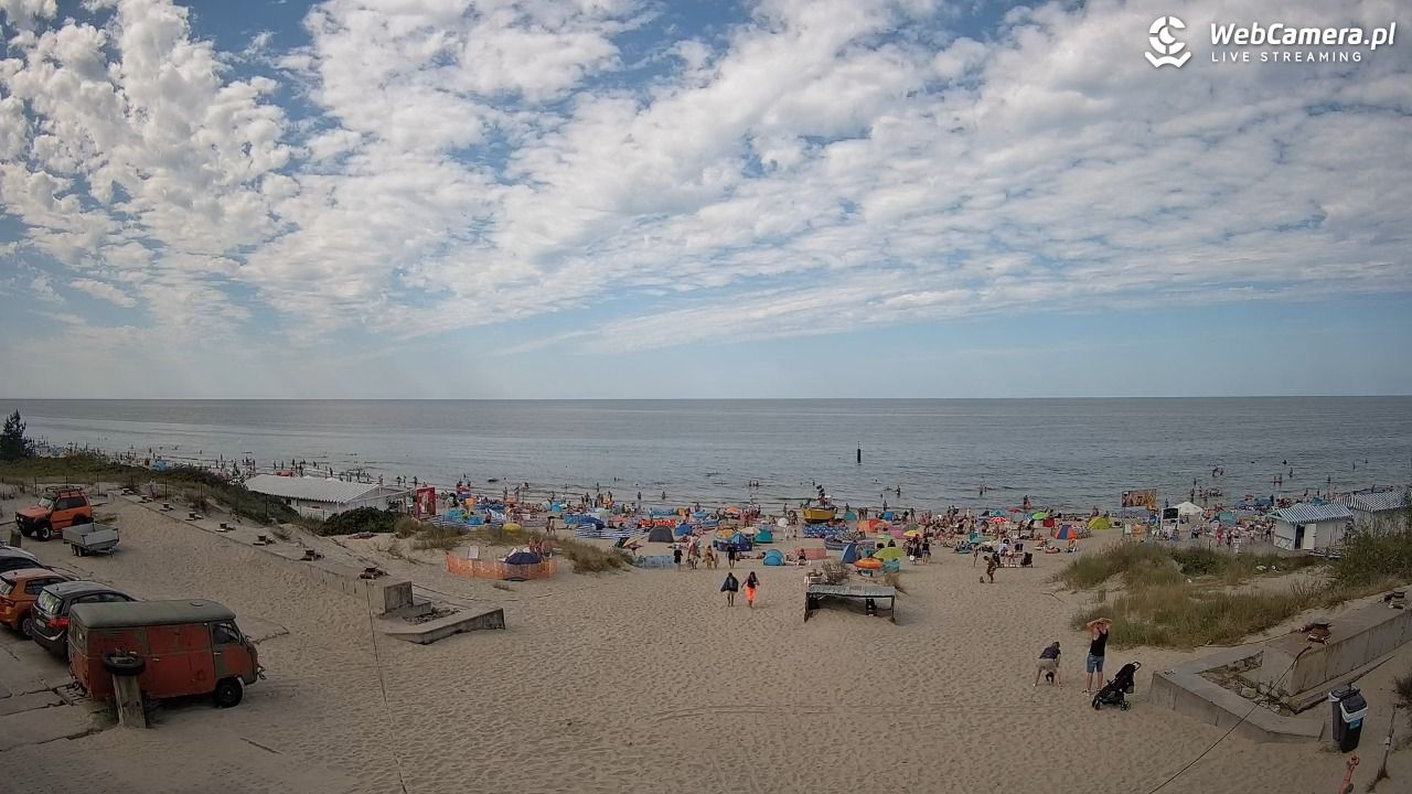 Krynica Morska - widok na plaże NOWOŚĆ - 13 sierpień 2025, 14:30