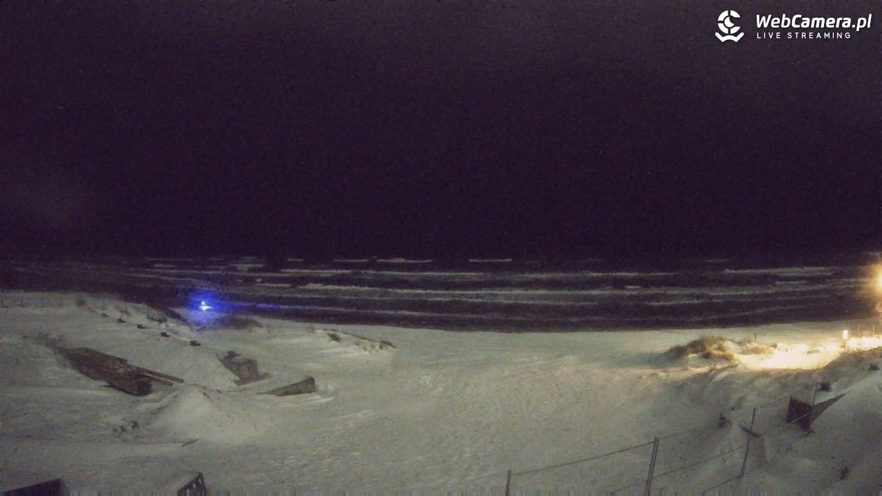 Krynica Morska - widok na plaże NOWOŚĆ - 13 luty 2026, 20:00