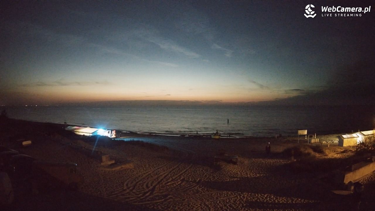 Krynica Morska - widok na plaże NOWOŚĆ - 14 sierpień 2025, 21:32