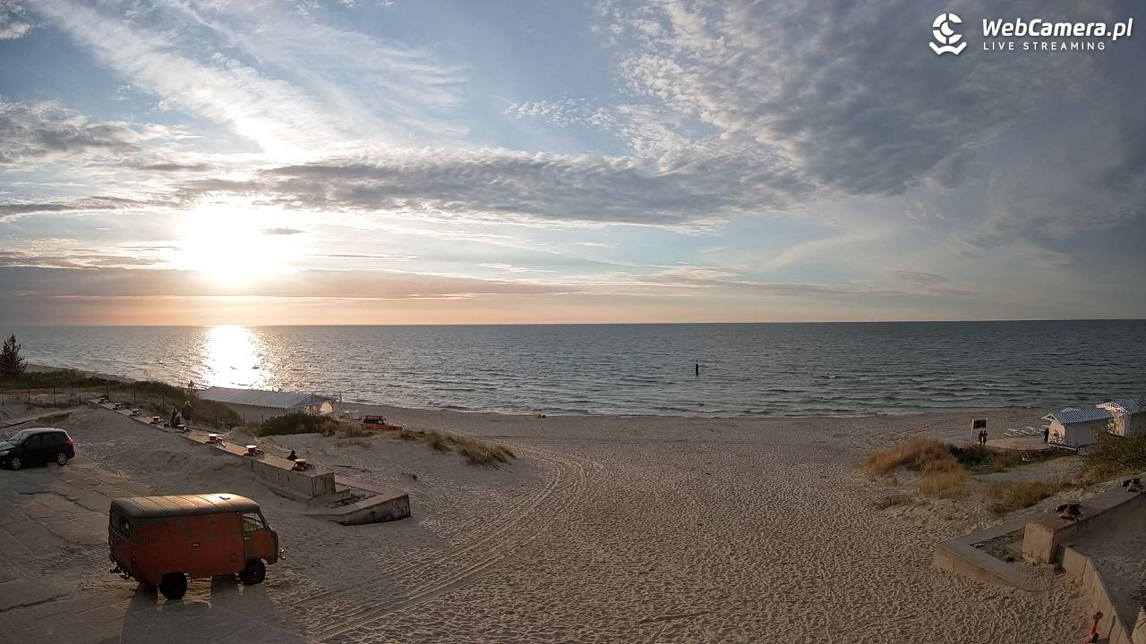 Krynica Morska - widok na plaże NOWOŚĆ - 17 maj 2026, 19:50