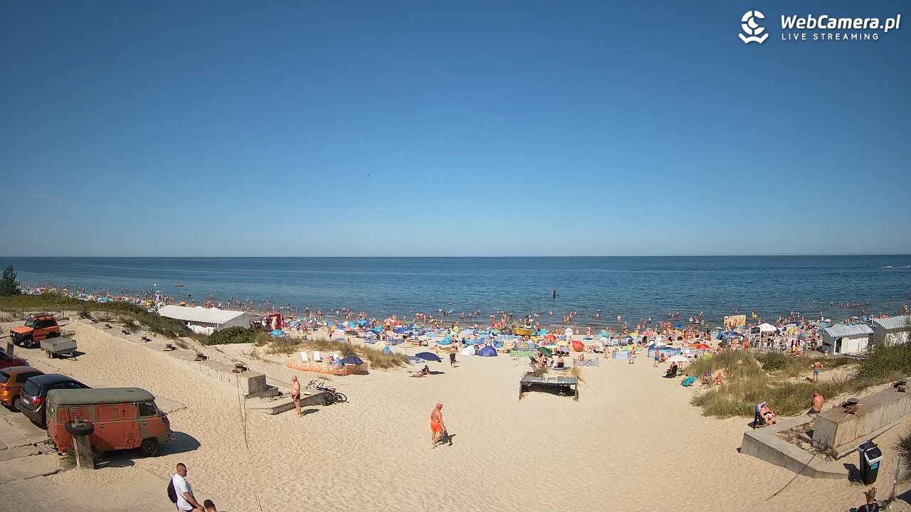 Krynica Morska - widok na plaże NOWOŚĆ - 14 sierpień 2025, 12:06