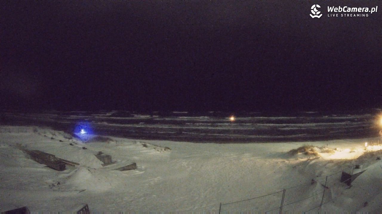 Krynica Morska - widok na plaże NOWOŚĆ - 13 luty 2026, 20:00