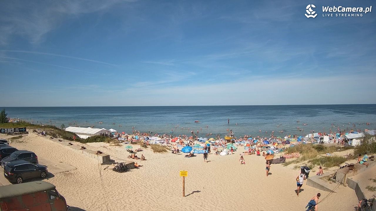 Krynica Morska - widok na plaże NOWOŚĆ - 15 sierpień 2026, 12:45