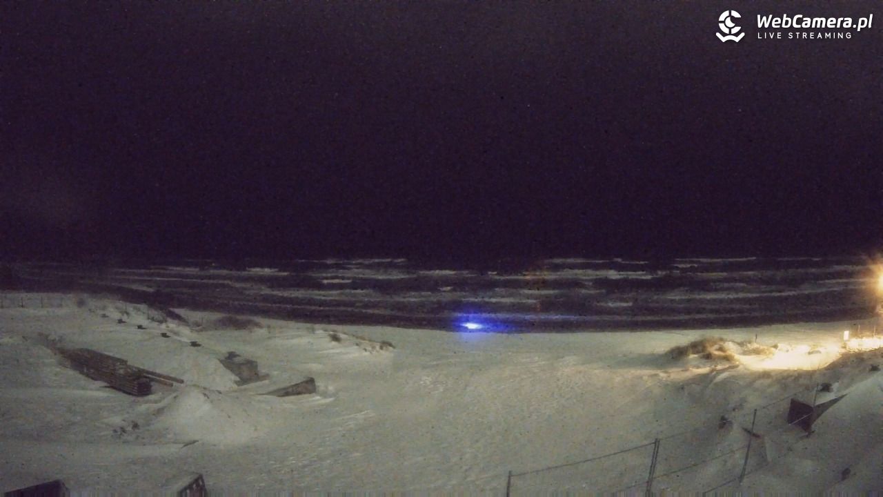 Krynica Morska - widok na plaże NOWOŚĆ - 13 luty 2026, 20:00