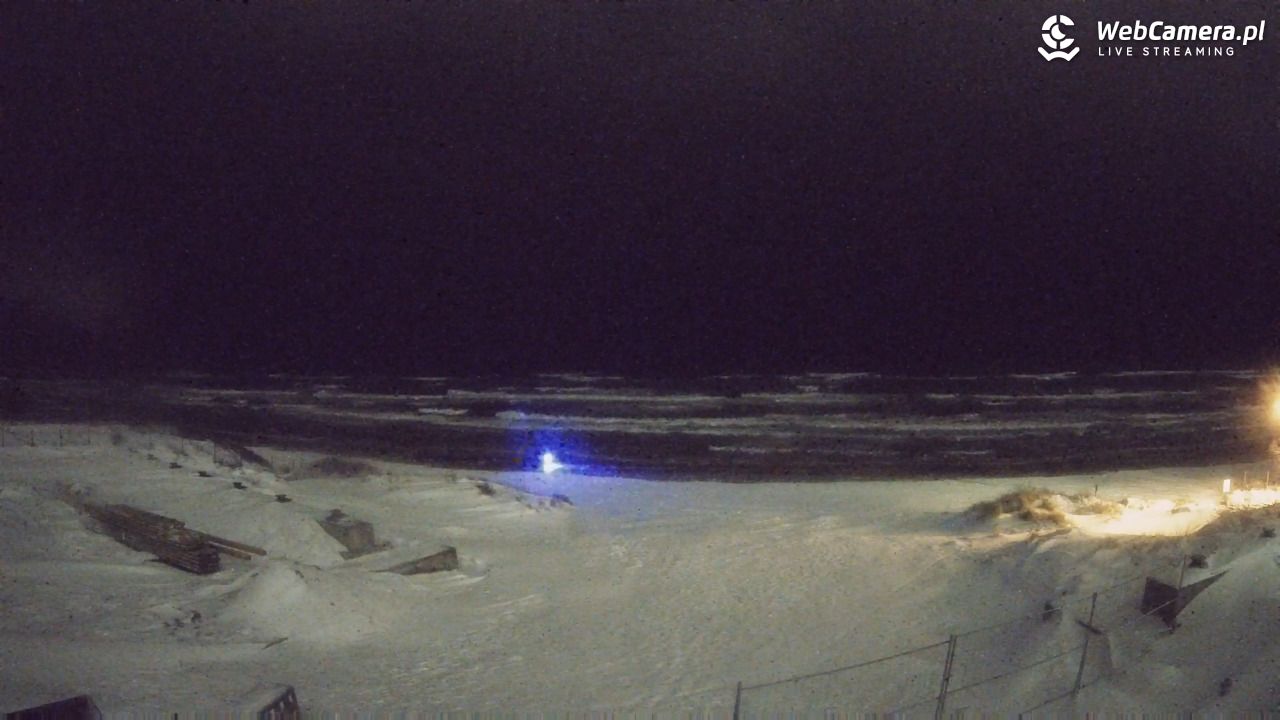 Krynica Morska - widok na plaże NOWOŚĆ - 13 luty 2026, 20:00