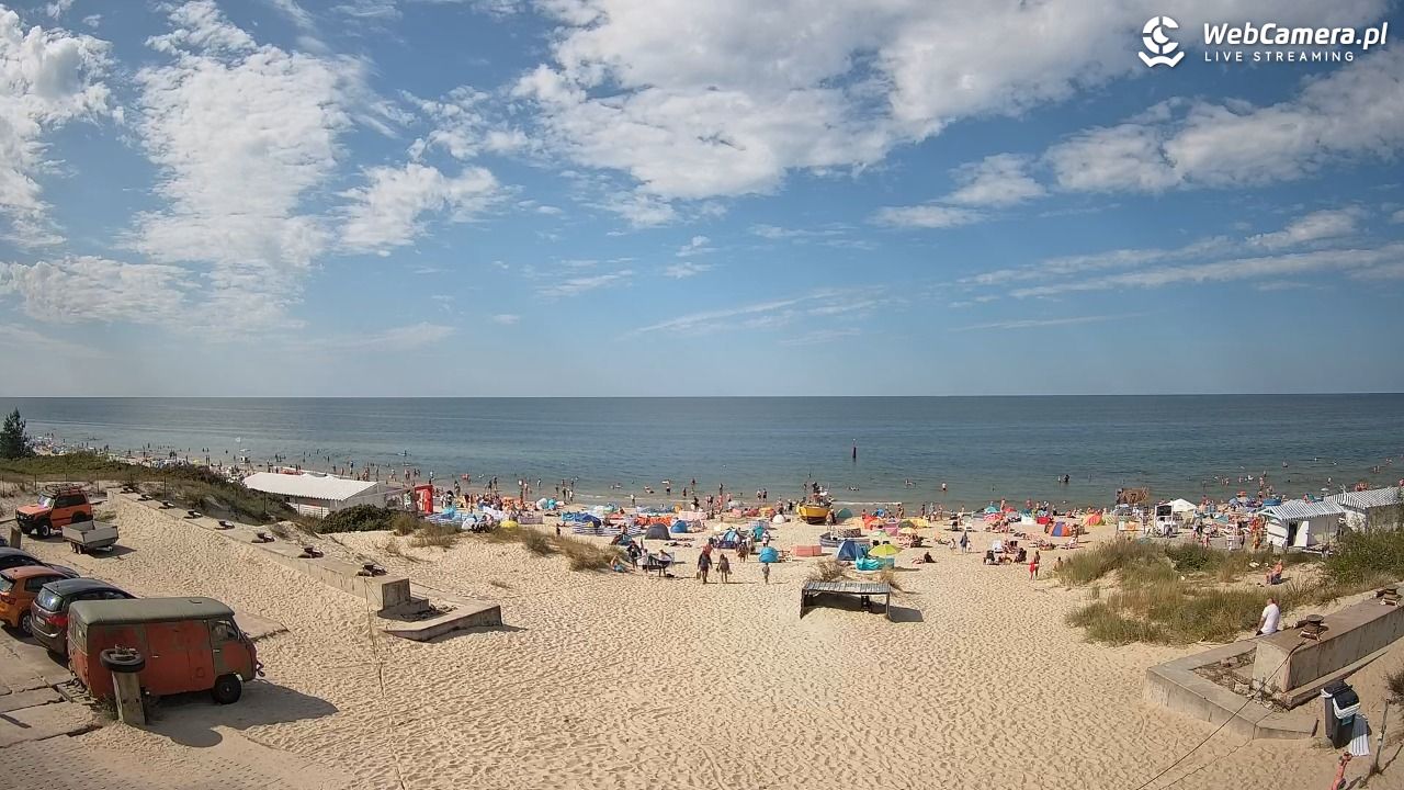 Krynica Morska - widok na plaże NOWOŚĆ - 13 sierpień 2025, 15:06