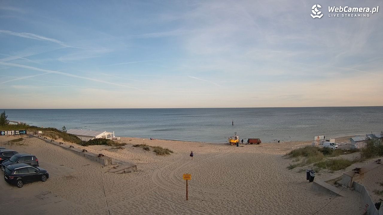 Krynica Morska - widok na plaże NOWOŚĆ - 15 sierpień 2026, 06:47