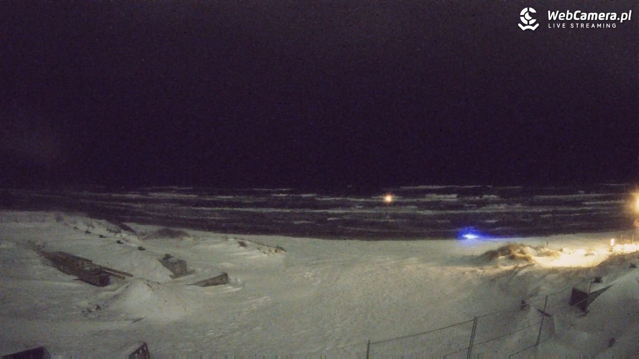 Krynica Morska - widok na plaże NOWOŚĆ - 13 luty 2026, 20:01
