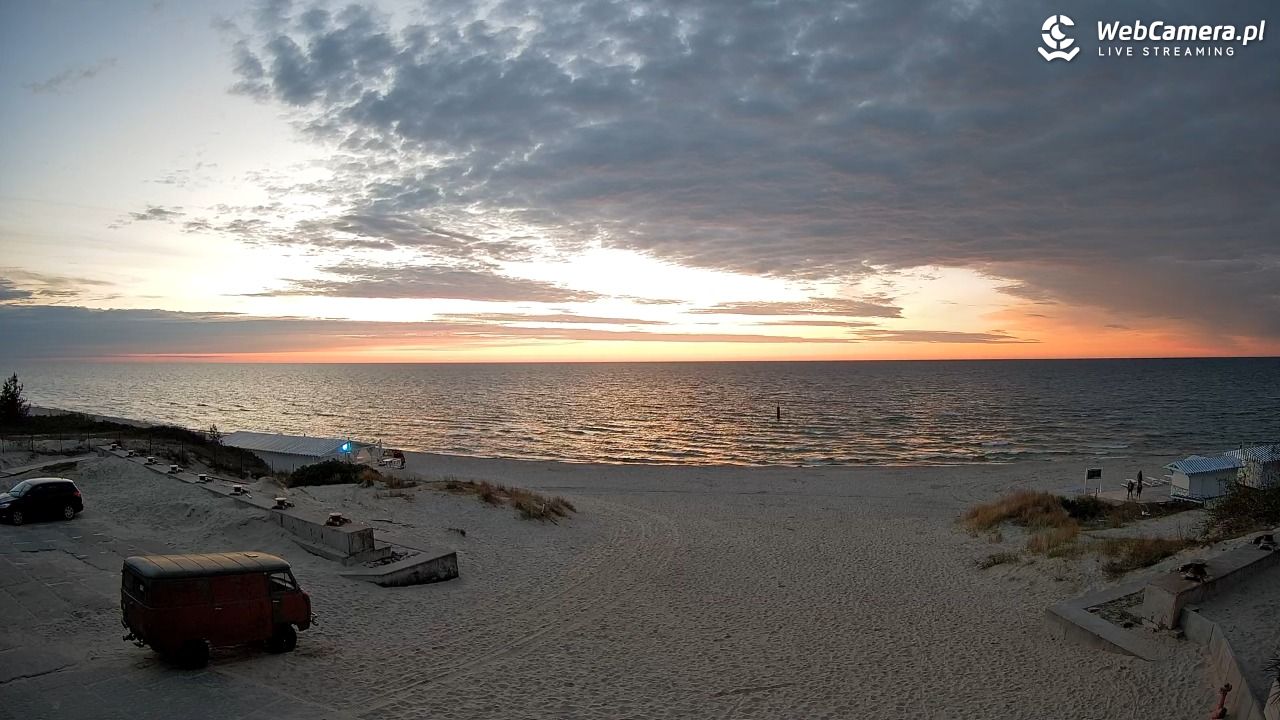 Krynica Morska - widok na plaże NOWOŚĆ - 17 maj 2026, 21:04