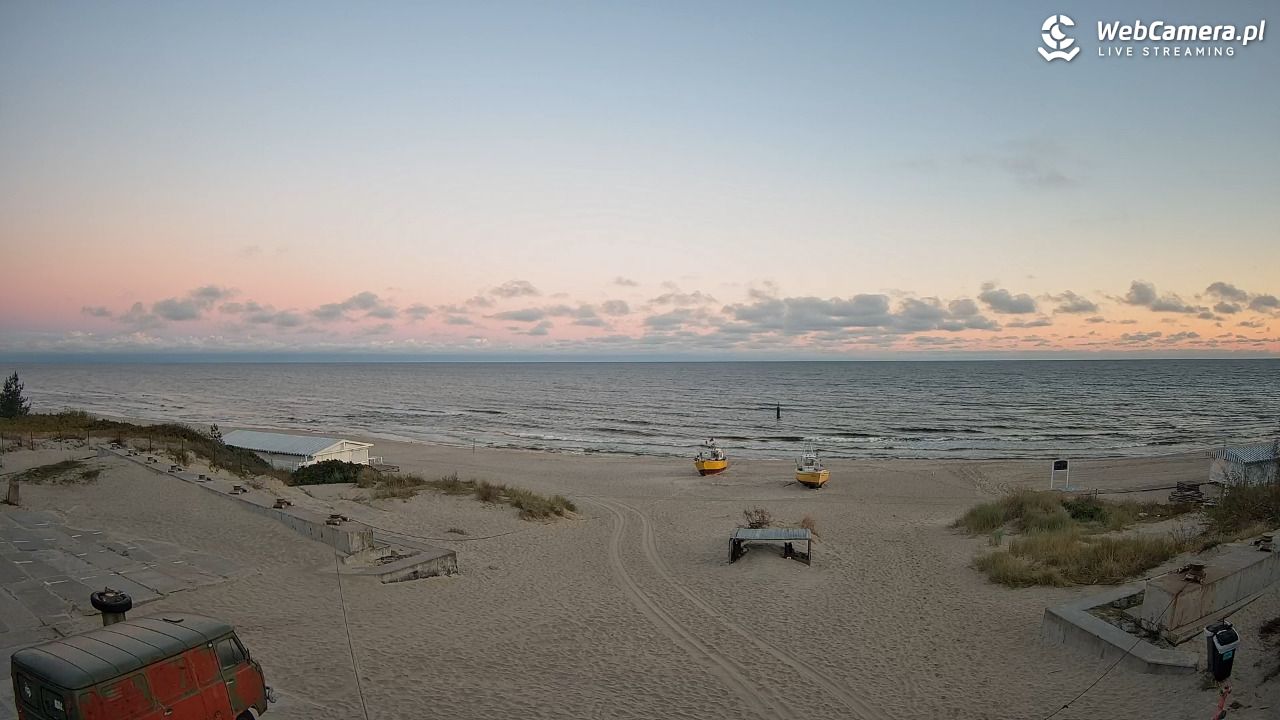 Krynica Morska - widok na plaże NOWOŚĆ - 29 wresień 2025, 06:37