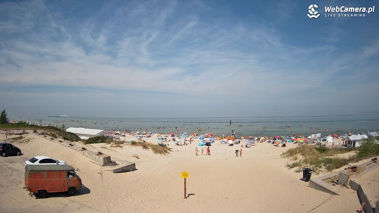 Krynica Morska - widok na plaże NOWOŚĆ - 28 czerwiec 2026, 12:13
