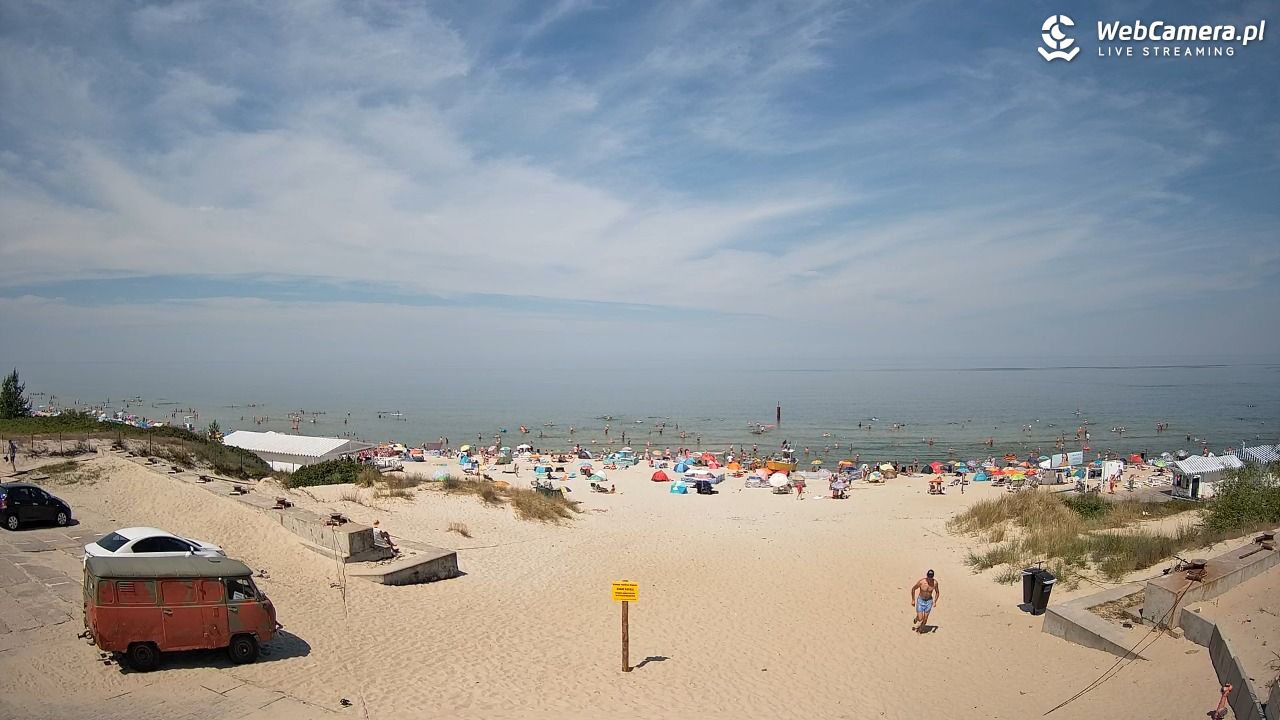 Krynica Morska - widok na plaże NOWOŚĆ - 28 czerwiec 2026, 12:42