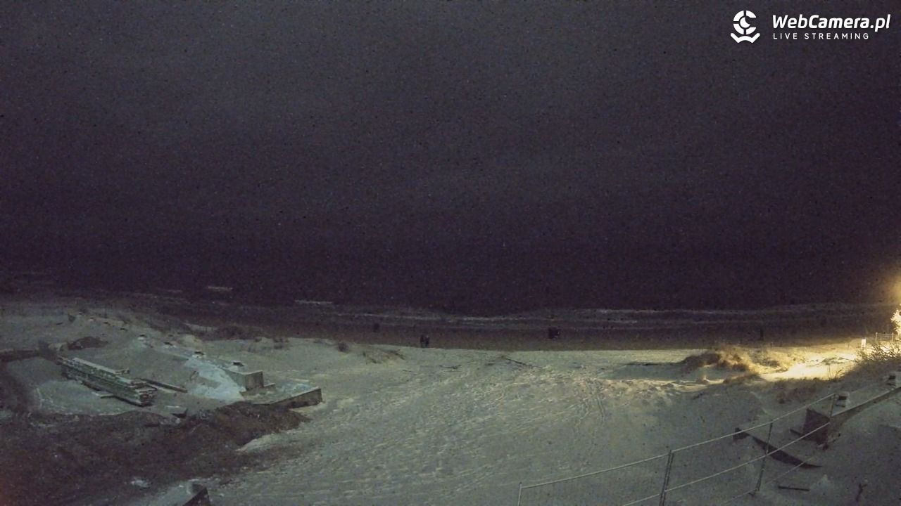 Krynica Morska - widok na plaże NOWOŚĆ - 01 styczeń 2026, 00:17