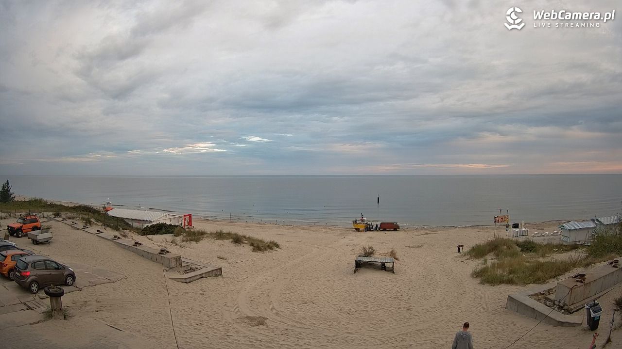 Krynica Morska - widok na plaże NOWOŚĆ - 13 sierpień 2025, 05:44