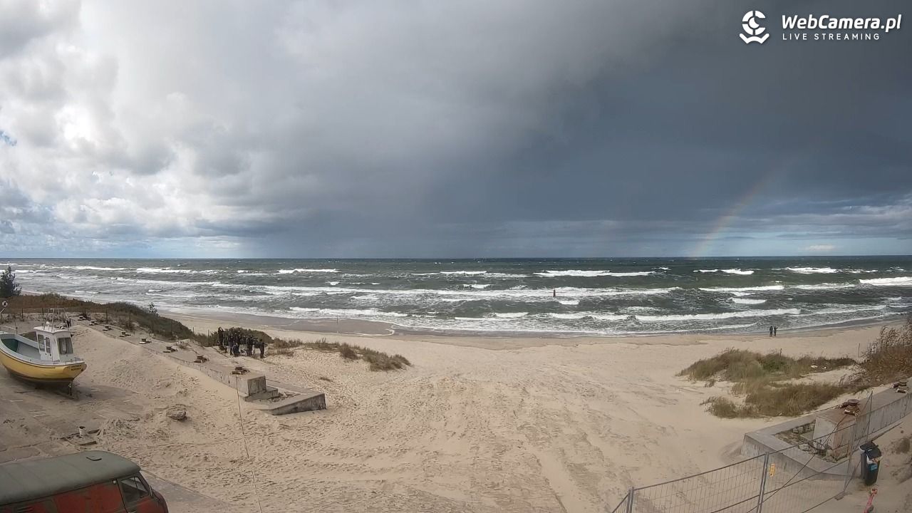 Krynica Morska - widok na plaże NOWOŚĆ - 12 październik 2025, 14:13
