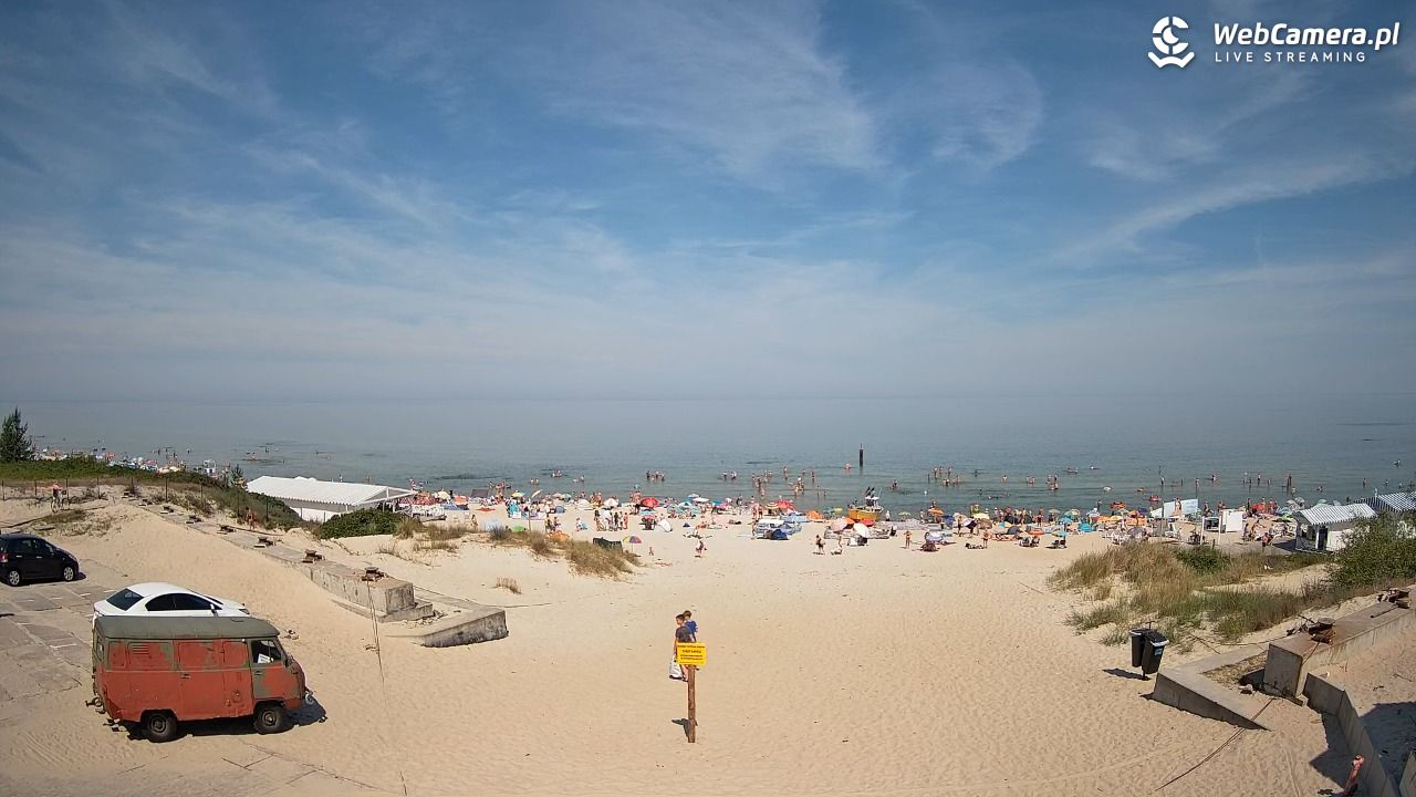 Krynica Morska - widok na plaże NOWOŚĆ - 28 czerwiec 2026, 11:06