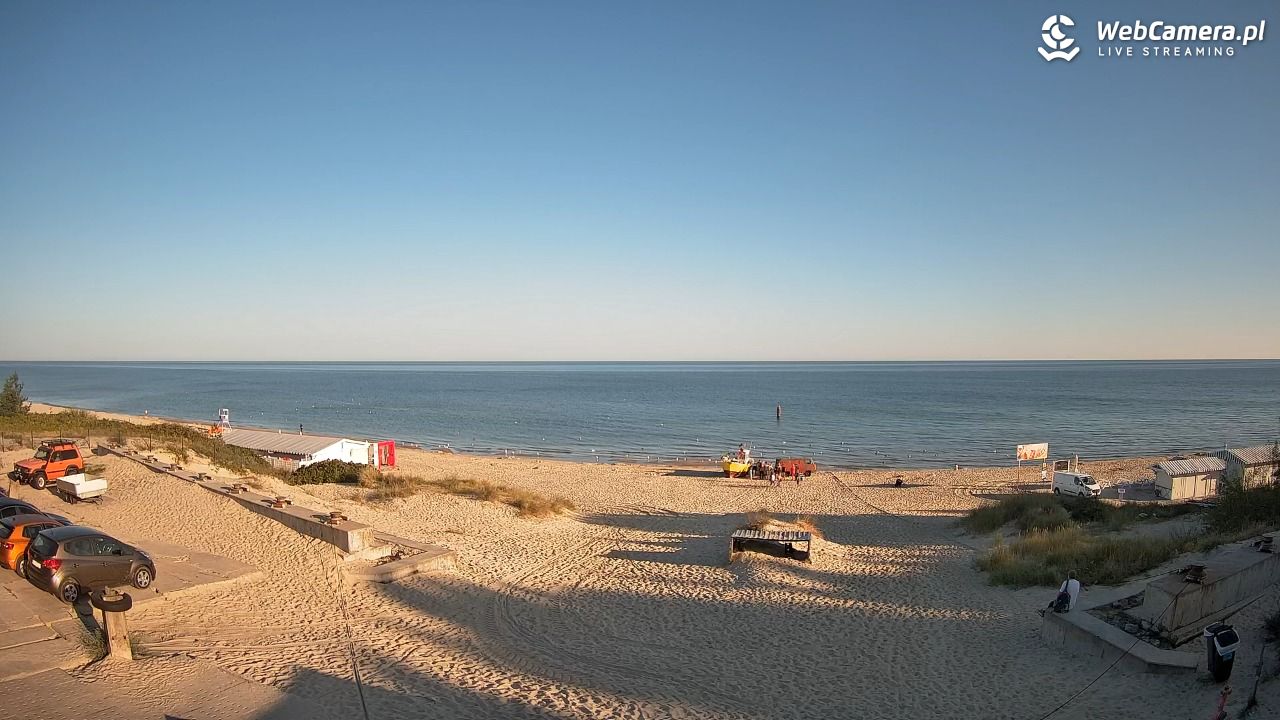 Krynica Morska - widok na plaże NOWOŚĆ - 14 sierpień 2025, 07:06