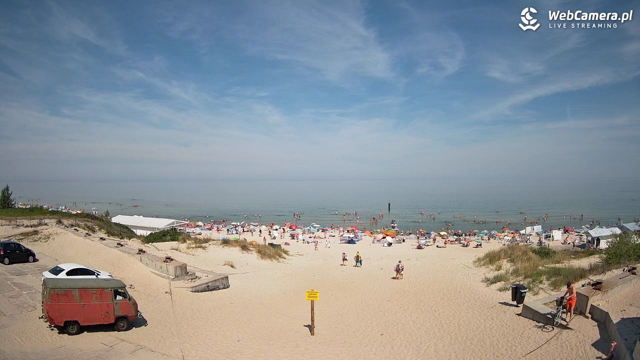 Krynica Morska - widok na plaże NOWOŚĆ - 28 czerwiec 2026, 11:05