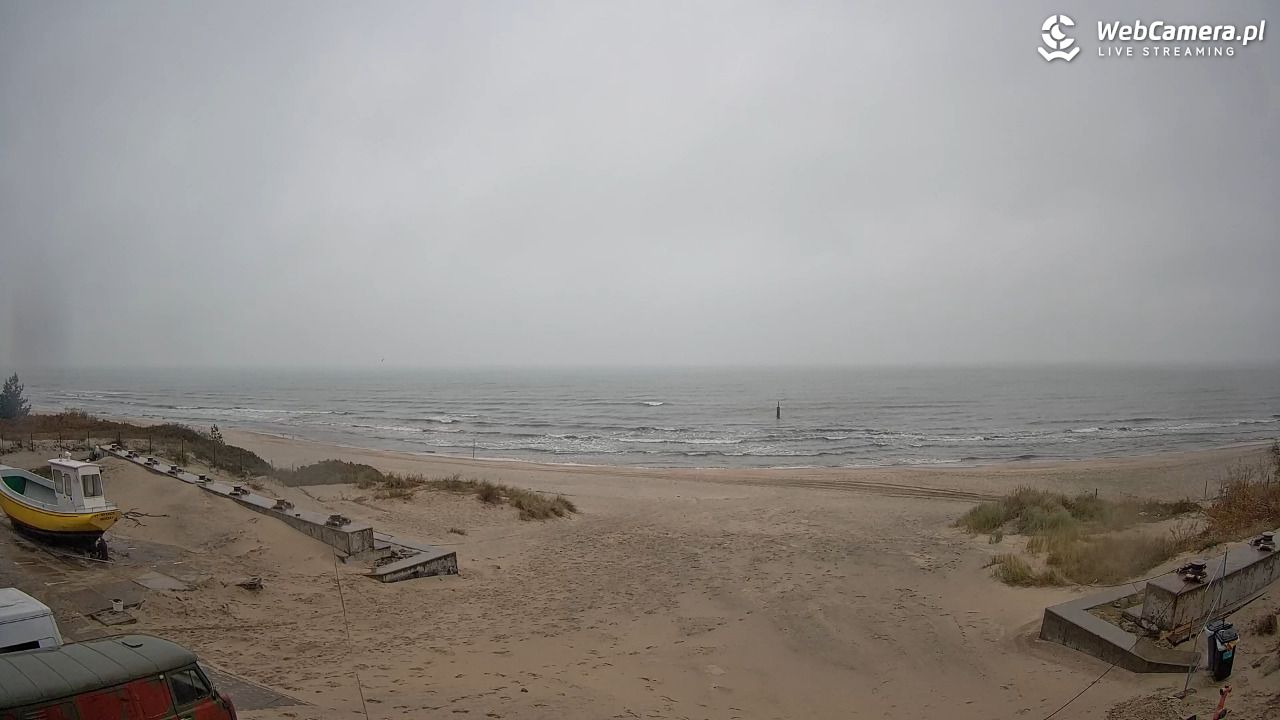 Krynica Morska - widok na plaże NOWOŚĆ - 16 październik 2025, 07:31